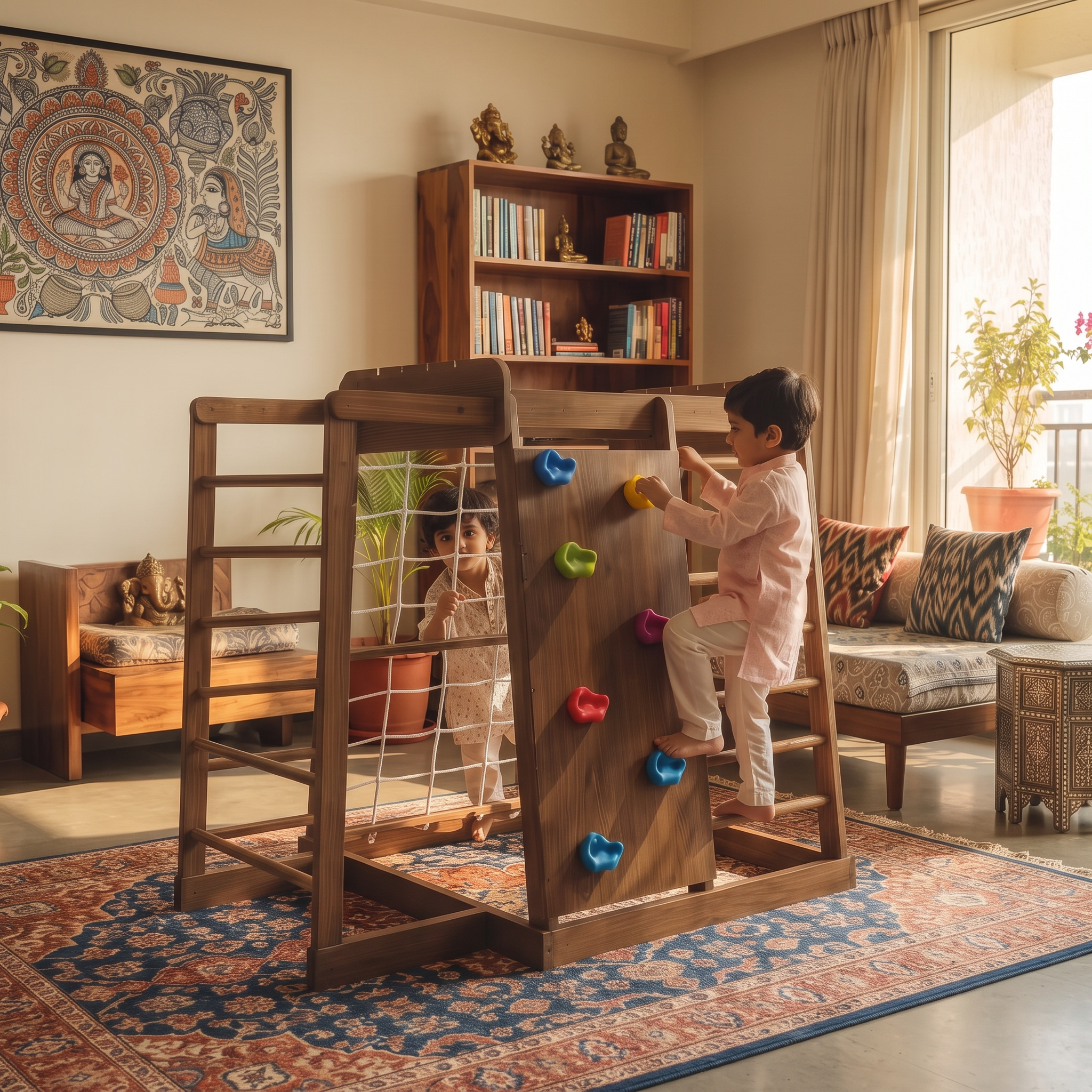 Portable Toddlers Jungle Gym — Calisthenics equipment by Calineo