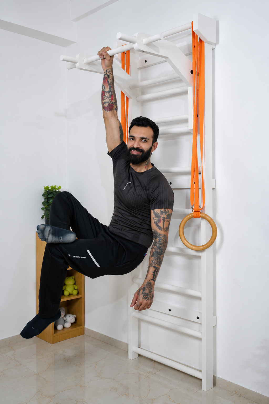Swedish Ladder โ White - Calineo movement infrastructure